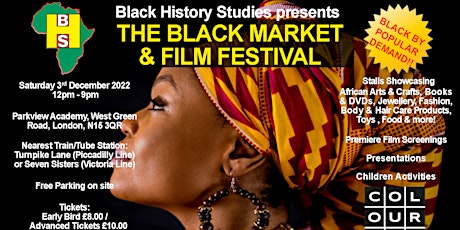 The Black Market & Film Festival - Saturday 3rd December 2022