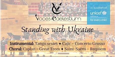 Voces Caelestium: Standing with Ukraine Charity Concert