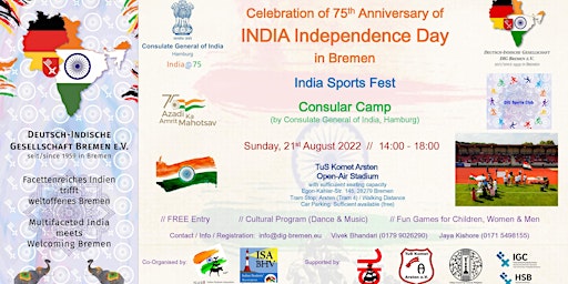 INDIA Independence Day in Bremen (Celebration of 75th Anniversary)
