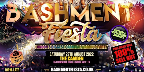 Bashment Fiesta - Pre Carnival Warm Up Party