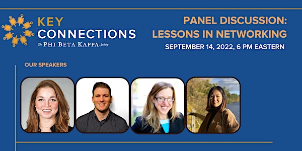 PBK Key Connections  Panel - Lessons in Networking