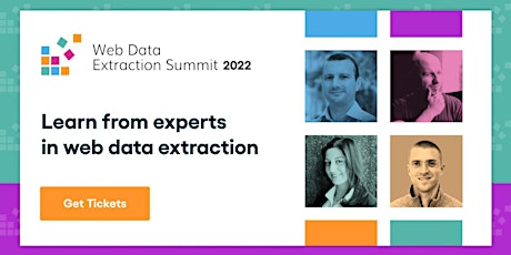 Web Data Extraction Summit 2022 VIRTUAL primary image