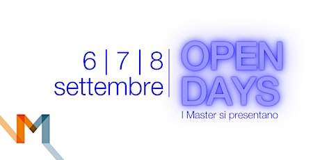 Open Days |  I Master si presentano primary image