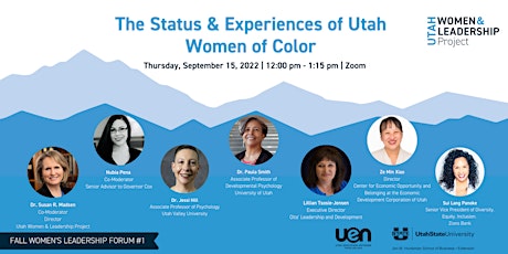 The Status & Experiences of Utah Women of Color