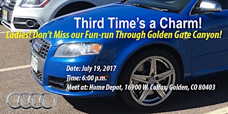 Audi Club Rocky Mountain Ladies' Group Fun-Run, July 2017 primary image
