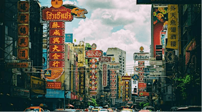 A look inside China Town District of Bangkok