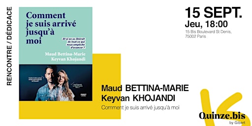 Quinze.bis by Gibert x  Maud Bettina-Marie et Keyvan Khojandi