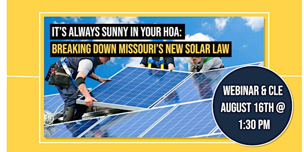 It’s Always Sunny in Your HOA: Breaking Down Missouri's New HOA Law