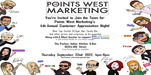 Points West Marketing's 4th Annual Customer Appreciation Night