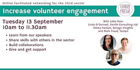 Charity Meetup - Increase Volunteer Engagement