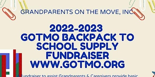 GOTMO Backpacks to School Drive  2022-23