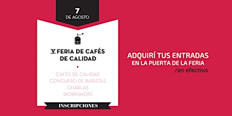 Feria Exigí Buen Café: 5ta edición / ENTRADA VIP (pago online)