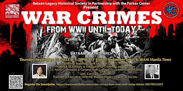 War Crimes - From WWII Until Today