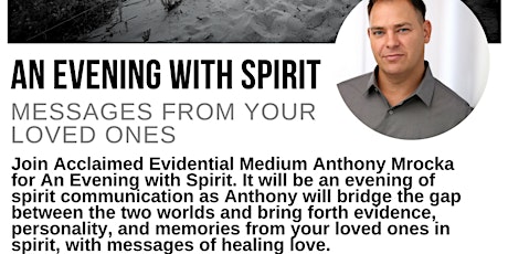An Evening With Spirit: Messages From Your Loved Ones - Pleasantville, NY