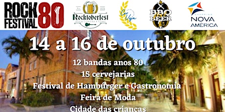 Rock 80 Festival - edição ROCKTOBERFEST & CERVEJA RIO DE JANEIRO