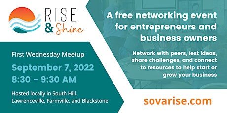 Rise & Shine | Meetup for Entrepreneurs & Innovators