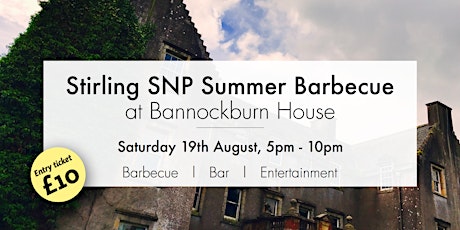 Stirling SNP Summer BBQ at Bannockburn House primary image