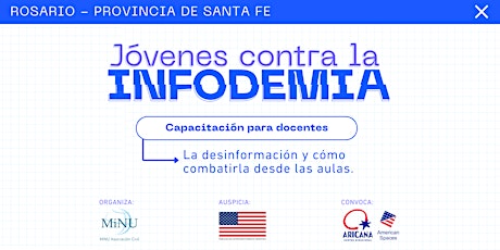 Primaire afbeelding van Capacitación docente: Jóvenes Contra la Infodemia, Rosario