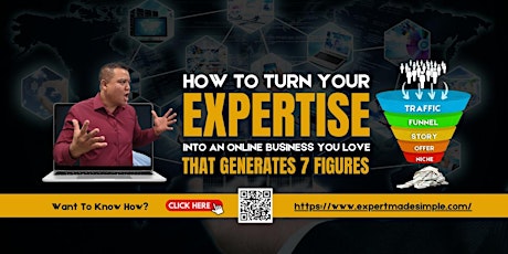 Turn Your Expertise Into An Online Business You Love & Generate 7 Figures