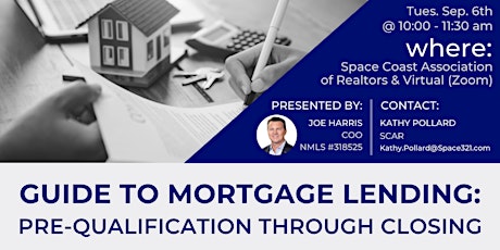 Guide to Mortgage Lending: Pre-Qualification Through Closing primary image