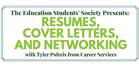Resumes, Cover Letters, and Networking