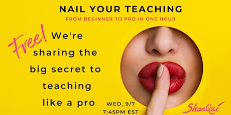 Nail Your Teaching
