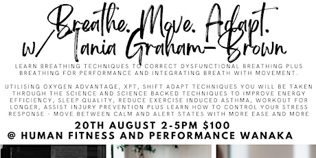 Breathe. Move. Adapt - breathwork for health and performance
