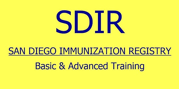 San Diego Immunization Registry Training - August 2017