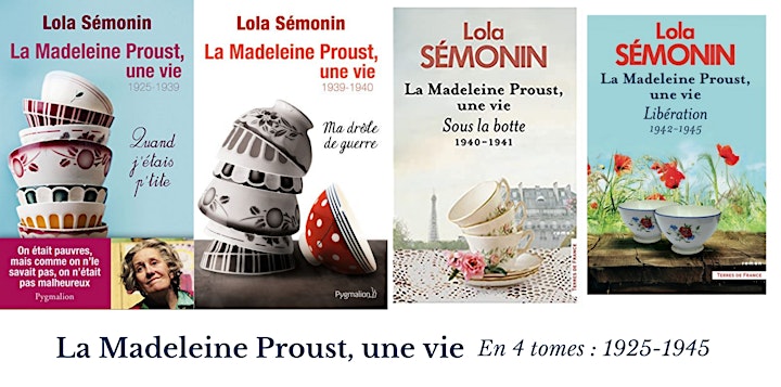Image pour Dédicace avec Lola Sémonin - La Madeleine Proust, une vie - 4 tomes 