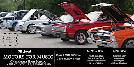 7th Annual Motors for Music primary image