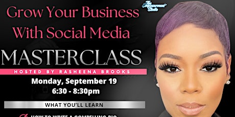 Grow Your Business With Social Media Masterclass