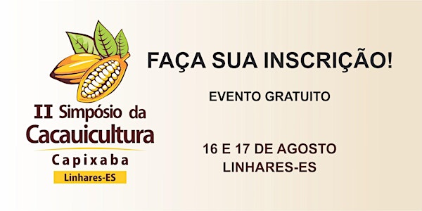 II Simpósio da Cacauicultura Capixaba