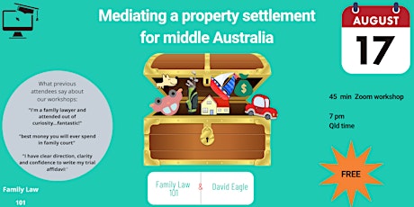 Mediating a property settlement for Middle Australia