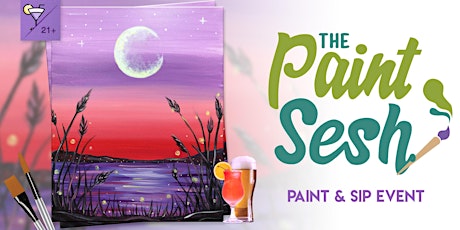 Paint & Sip Painting Event in Corona, CA – “Firefly Lake” at Rock & Brews