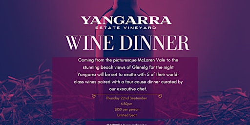 Yangarra Wine Dinner