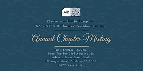 AIB SA - NT Chapter Event -  ANNUAL CHAPTER MEETING