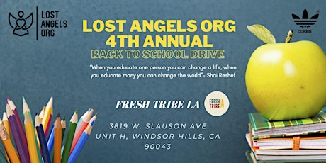 Back To School Drive - Sponsored by Adidas
