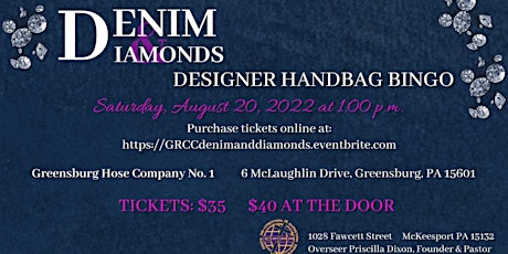 Denim & Diamonds Designer Handbag BINGO