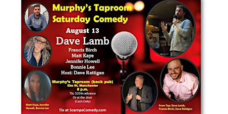 Murphy's Taproom Comedy: Dave Lamb