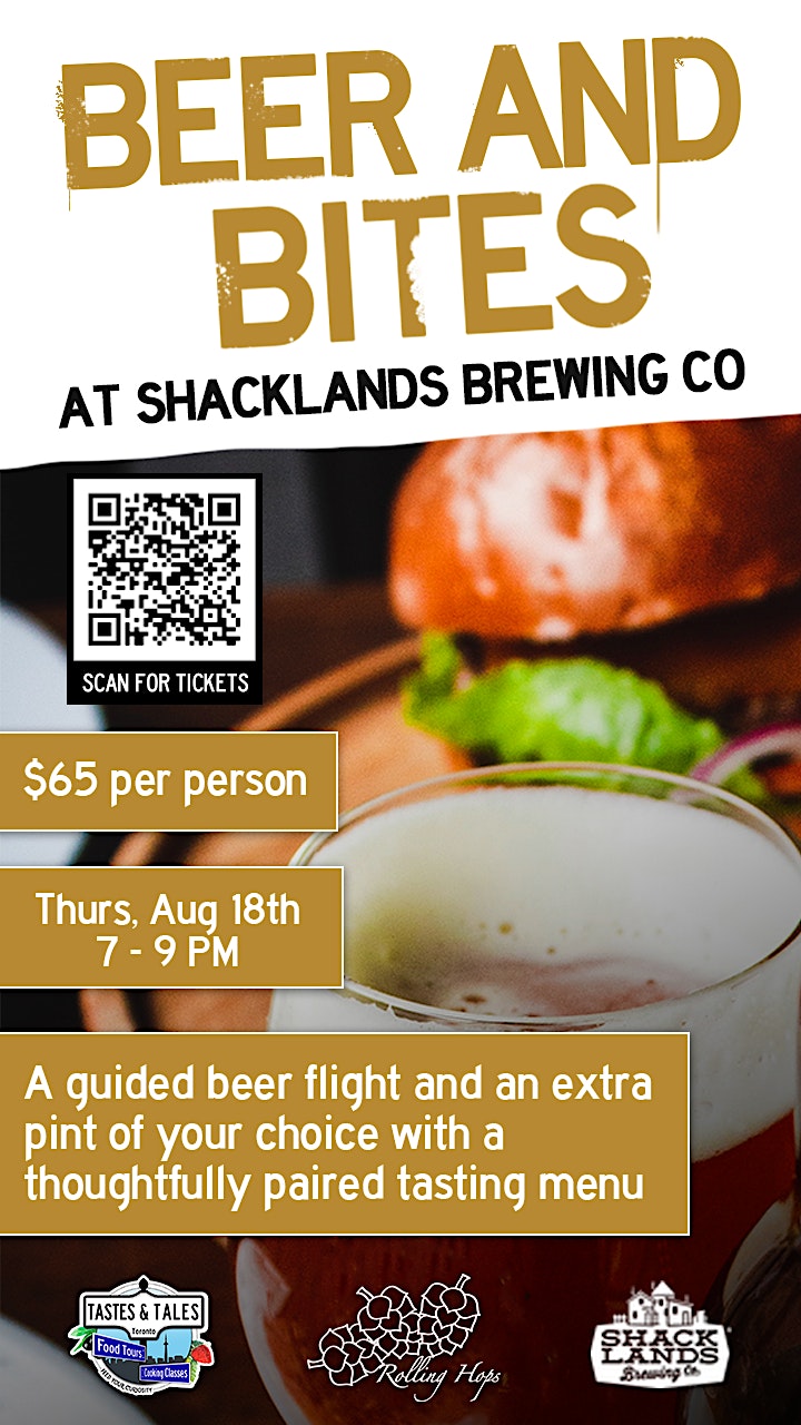 Beer and Bites - Shacklands Brewing image