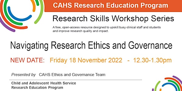 REP 2022 Workshop - Navigating Research Ethics and Governance