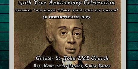 Celebrate Greater. Greater St John AMEC -130 Years of Service To Englewood primary image