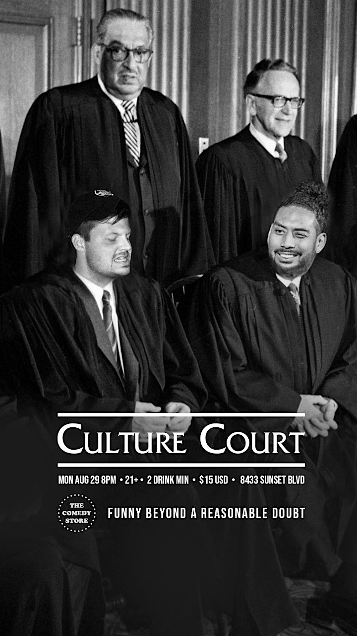 Culture Court- Live at the Comedy Store image