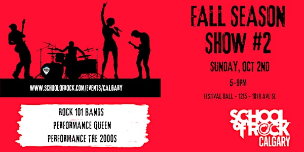 School of Rock Calgary Fall Show #2 - Rock 101 & Performance