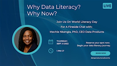 World Literacy Day - Let's Talk About Data Literacy: Fireside Chat