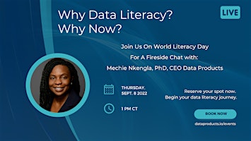 World Literacy Day - Let's Talk About Data Literacy: Fireside Chat