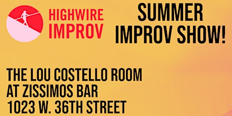 Highwire Improv Show September
