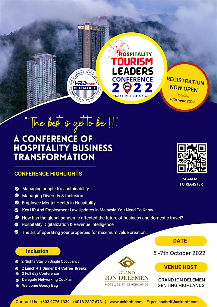HOSPITALITY TOURISM LEADERS CONFERENCE 2022 (HTLC2022) image