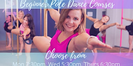 Imagen principal de Beginner pole dance course SPRING INTRO SPECIAL!  (term #5)