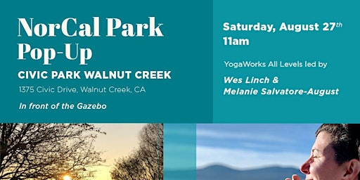YogaWorks in the Park with Melanie Salvatore- August and Wes Linch